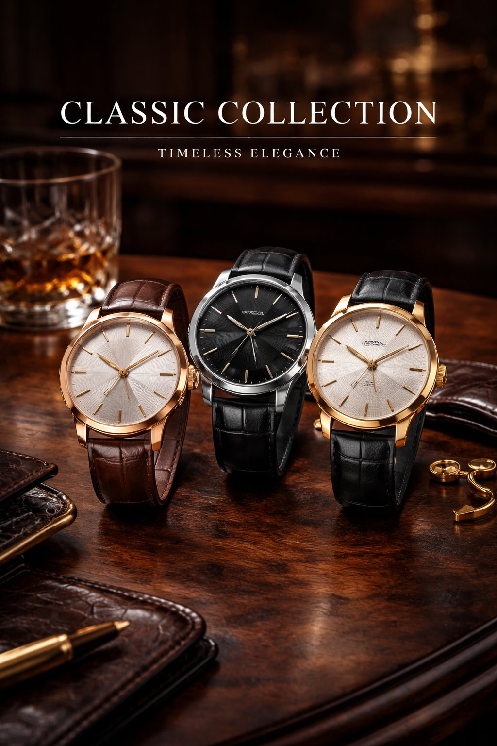 Classic No.03 Midnight Steel mechanical watch