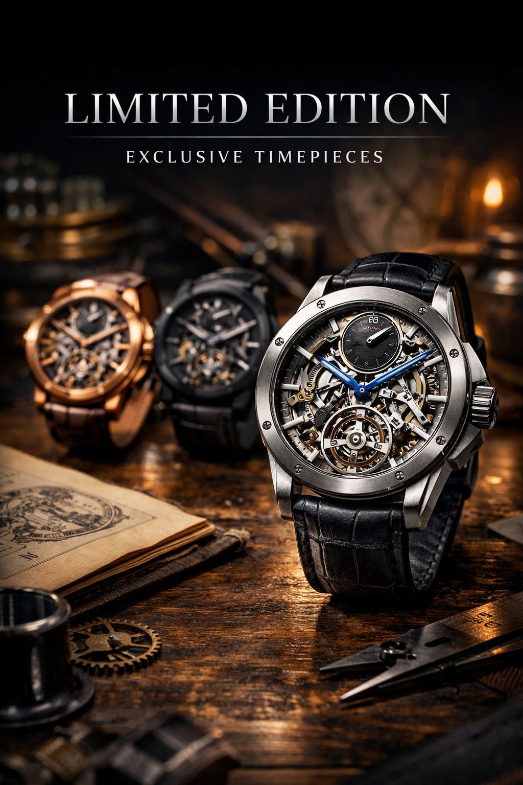 Limited Editions watch shown in a collector-focused presentation
