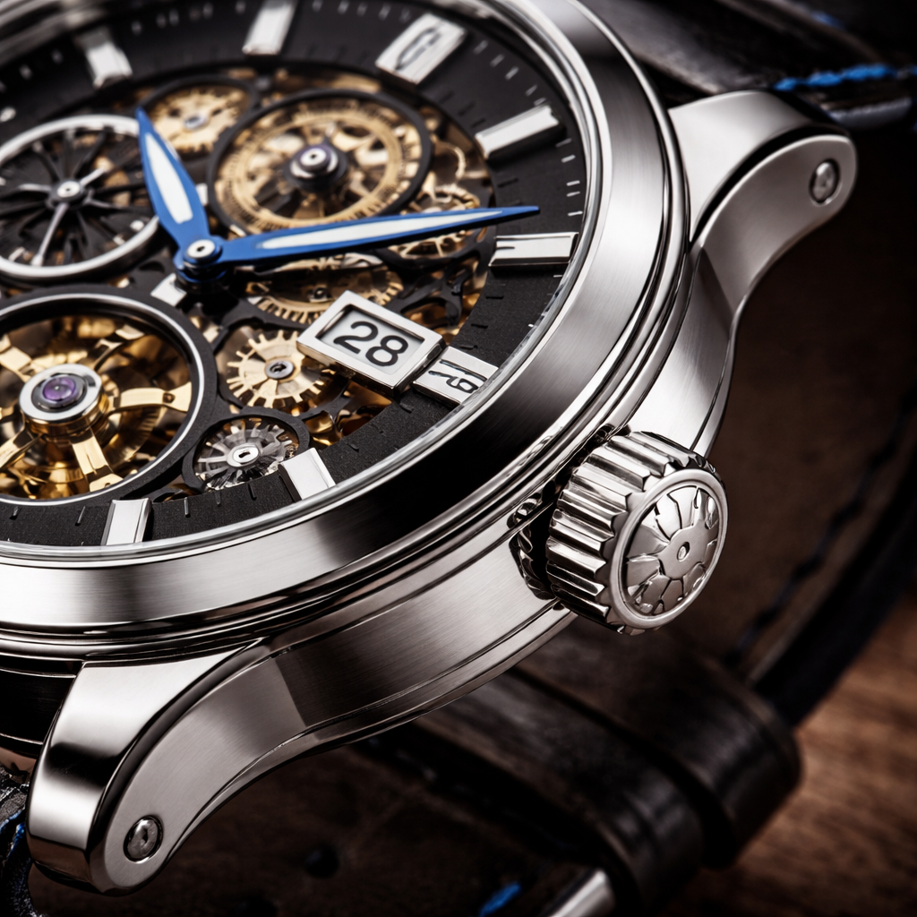 Watch side profile detail